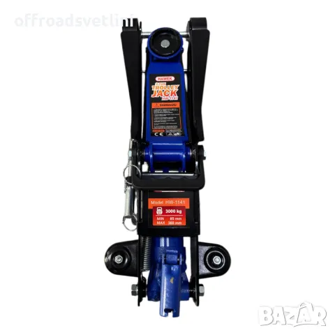 Нископрофилен крик крокодил HAWEK 3 ТОНА 85-380 мм с въртяща глава, снимка 5 - Аксесоари и консумативи - 49915290