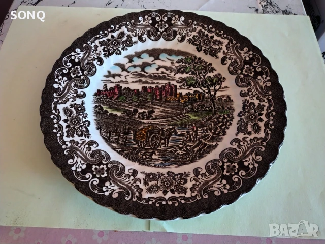 Английска Колекционерска Чиния Железен Камък