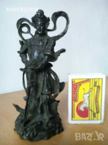 Старинна бронзова статуетка, снимка 7 - Статуетки - 53829403