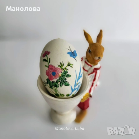 Шест яйца и коктиера с зайче-великденска украса., снимка 11 - Други - 54061683
