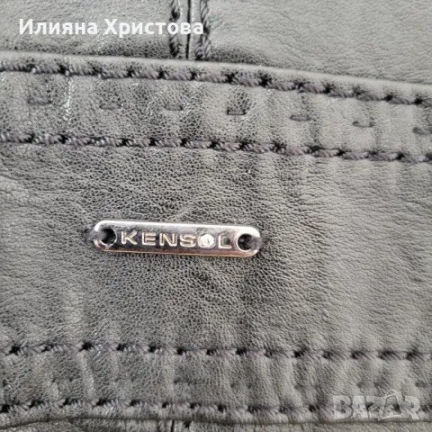 Манто на "Kensol"от еко кожа, снимка 5 - Палта, манта - 48016920