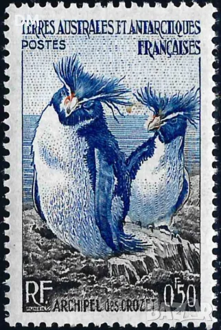 Френски Антарктически територии 1956 - фауна MNH, снимка 1 - Филателия - 47301689