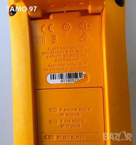 Fluke 179 True RMS - Професионален цифров мултицет, снимка 4 - Други инструменти - 49250382