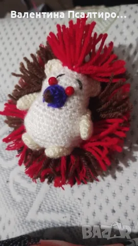 Таралеж че амигуруми 