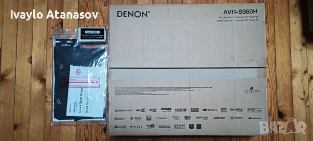 Рeсийвър Denon AVR-S960H с 4 колонки Mission M70, снимка 3 - Аудиосистеми - 47776340