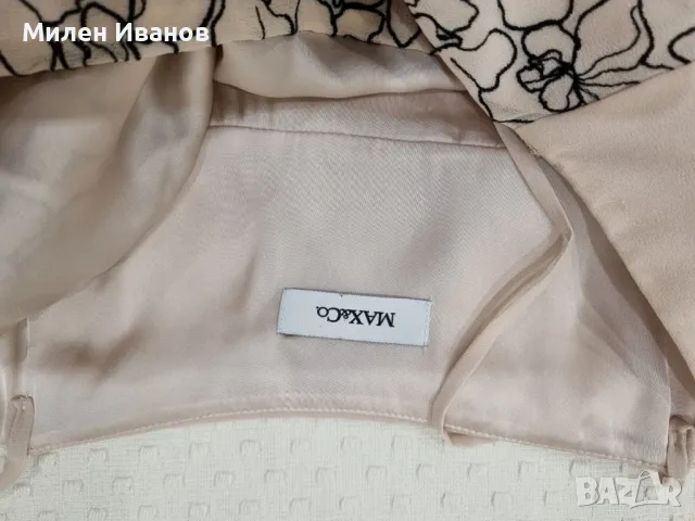 Рокля от естествена коприна на Max&Co, снимка 3 - Детски рокли и поли - 49878249