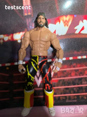 Екшън фигура WWE Macho Man Randy Savage Мачо Мен Ренди Савидж Mattel Elite figure играчка, снимка 8 - Колекции - 49149343