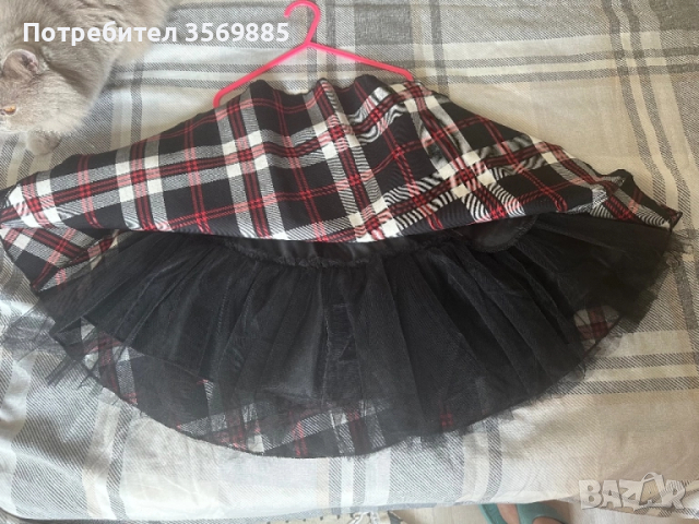  Пола клош с дантела, снимка 4 - Детски рокли и поли - 51481964