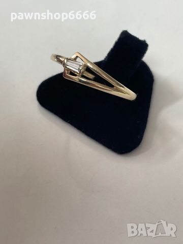 Златен пръстен 14 карата, снимка 5 - Пръстени - 45852129