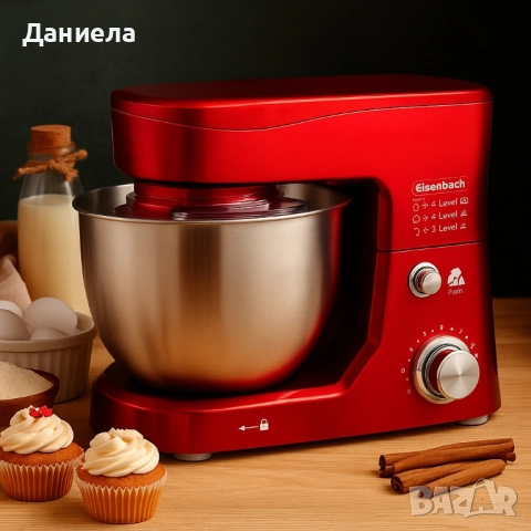 Професионален кухненски планетарен миксер Eisenbach SC-207, снимка 8 - Миксери - 51634777