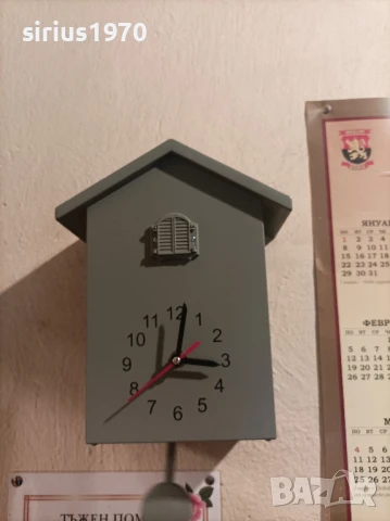 електронна кукувица работи добре и точно кука на определен час , снимка 4 - Стенни часовници - 50475401