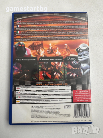 Crazy Frog Racer за PS2, снимка 2 - Игри за PlayStation - 52850598