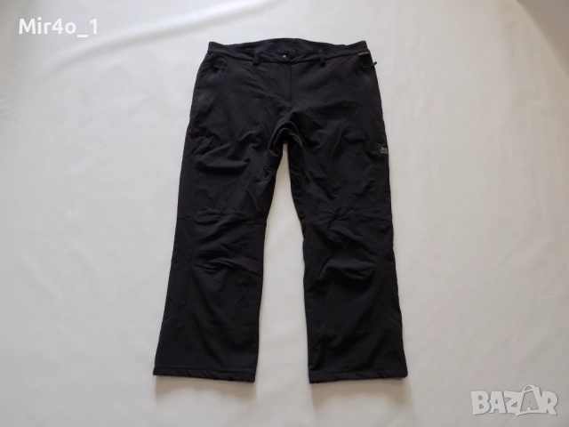 панталон jack wolfskin flex shield долнище екип анцуг туризъм планина дамски оригинален черен 44/XL