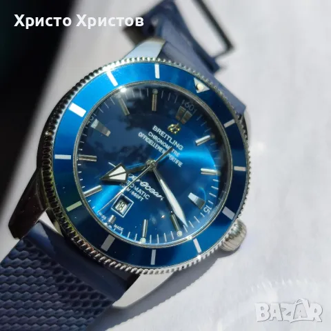 Мъжки луксозен часовник Breitling Superocean , снимка 4 - Мъжки - 47138528