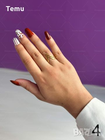 Красив дамски пръстен от неръждаема стомана с изящни извивки, снимка 2 - Пръстени - 46375716