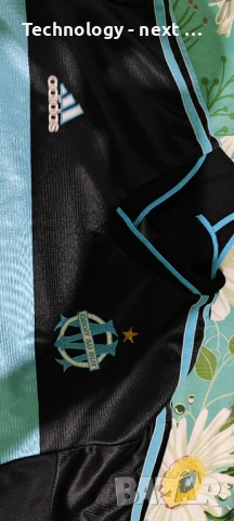 Оригинална ретро футболна тениска Olympic Marseille 99-00 third jersey, снимка 4 - Футбол - 53660740