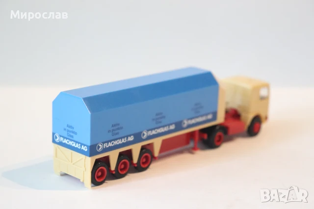 HERPA  1:87 H0 MAN  КАМИОН ТИР ИГРАЧКА МОДЕЛ, снимка 8 - Колекции - 49742859