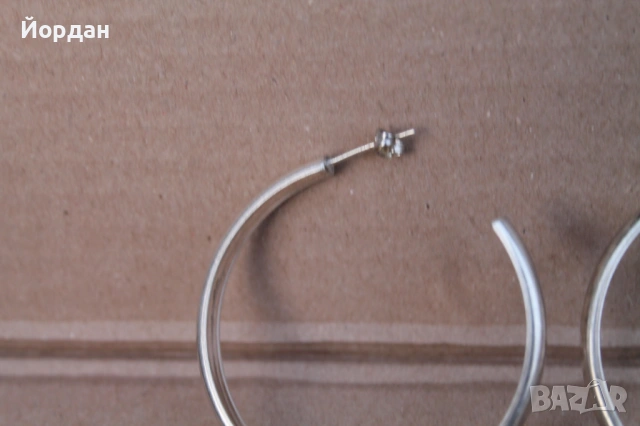 Сребърни обеци , снимка 2 - Обеци - 54056614