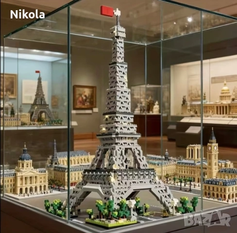 Architecture Айфелова кула лего конструктор  – 2000+ части, снимка 3 - Образователни игри - 53994927