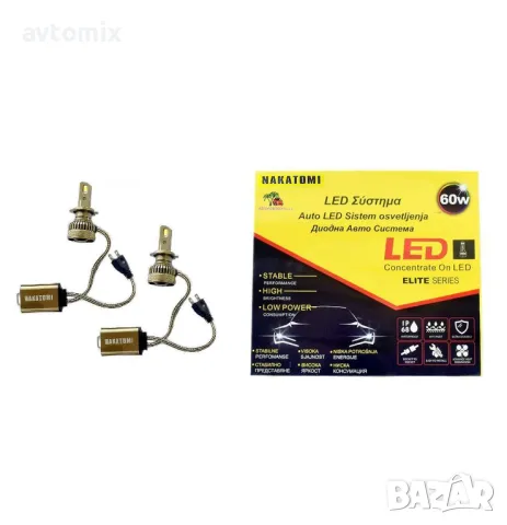 Nakamoto/Nakatomi H7 Диодна LED система CANBUS, 12-24V, 60W, 6000К