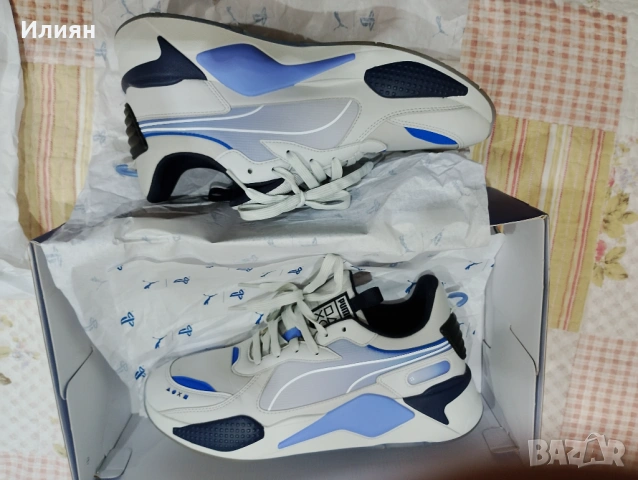 PlayStation x Puma RS-X “Glacial Grey” – оригинални маратонки, снимка 4 - Маратонки - 53964839