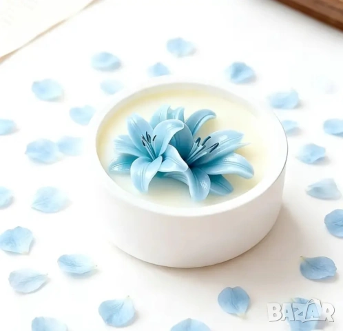 Молд цвете лилия, снимка 4 - Форми - 54110406