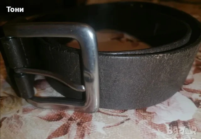 Мъжки Колан Изцяло от Естествена Кожа като Нов 110см , снимка 7 - Колани - 50953670
