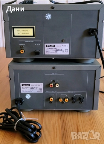 продавам TEAC D500 и TEAC P500, снимка 6 - Аудиосистеми - 52934765