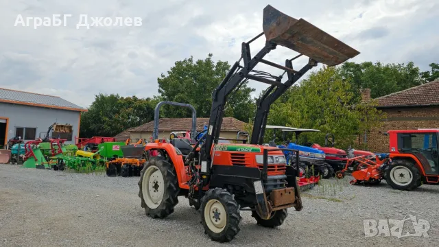 Японски трактор Hitachi NZ215 (Kubota GT21) с челен товарач, 4х4, 21 к.с., АграБГ Джолев, снимка 6 - Селскостопанска техника - 47072764