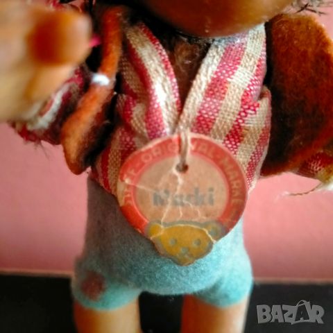 Колекционерска кукла мека играчка Steiff Macki Hedgehog Таралеж 11 см, снимка 3 - Колекции - 45854754