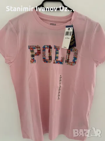 Памучна тениска Polo Ralph Lauren, снимка 1 - Тениски - 48984422