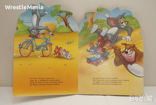 Vintage Колекционерска Книжка с твърди картонени корици на Tom & Jerry от 1990г , снимка 11 - Колекции - 52178519