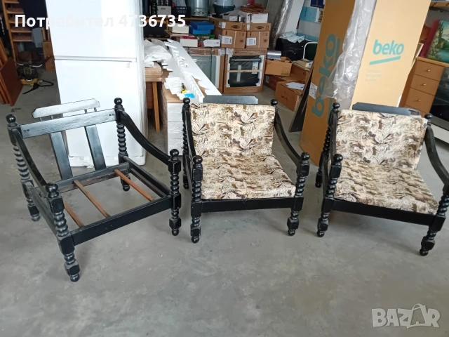 Фотьойли от масивна дървесина , снимка 3 - Дивани и мека мебел - 53465566