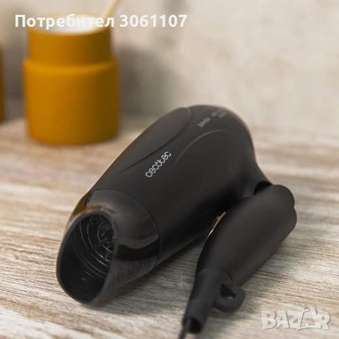 Сешоар Cecotec Bamba IoniCare 5450 Power&Go Pro Ice 2400W Черен, снимка 4 - Сешоари - 53378181