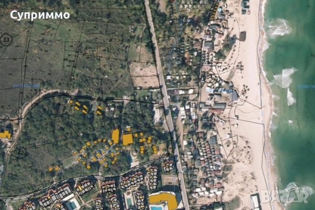 Урегулиран парцел с морска панорама на 200 метра от плаж Каваци, Созопол, снимка 5 - Парцели - 52671276