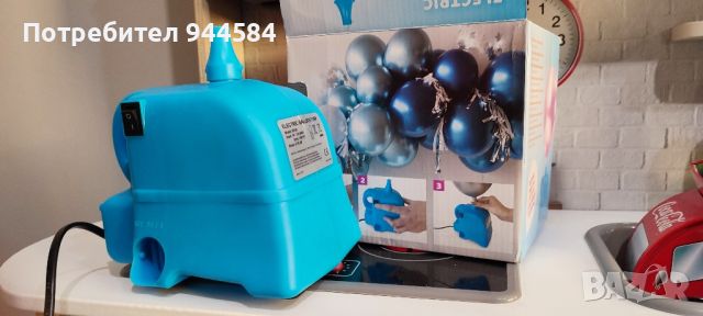 Електрическа помпа за надуване на балони!, снимка 1 - Други - 45269138