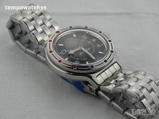 ВОСТОК АМФИБИЯ АВТОМАТИЧЕН- "STEVE ZISSOU" ref: 420526, снимка 15 - Мъжки - 52942673