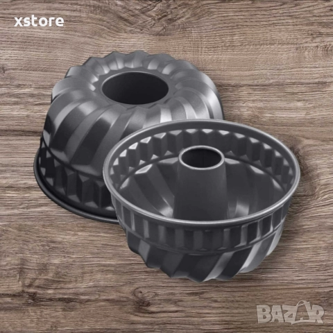 Форма за кекс с незалепващо покритие, 24см, снимка 6 - Съдове за готвене - 52712597