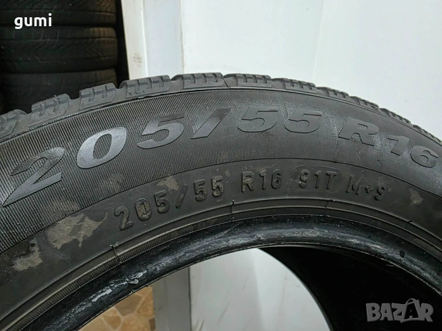 4бр зимни гуми 205/55/16 PIRELLI L05129 , снимка 6 - Гуми и джанти - 53825012