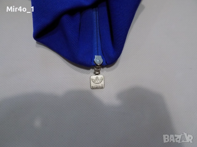 горнище adidas vintage retro адидас худи яке суичър блуза фанела екип футболно мъжко оригинално L, снимка 5 - Спортни дрехи, екипи - 47779509