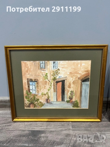 Картина – акварел, 2 бр., снимка 2 - Картини - 54303950