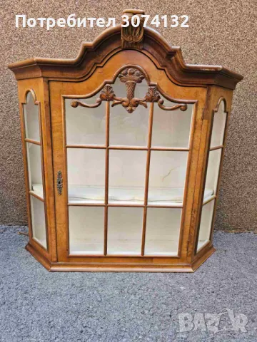 Витрина за стена с интарзия (големият размер), снимка 5 - Секции и витрини - 49766119