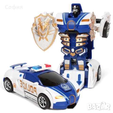 Детска играчка робот трансформираща се в количка - TOYCAR36, снимка 1 - Коли, камиони, мотори, писти - 46281312