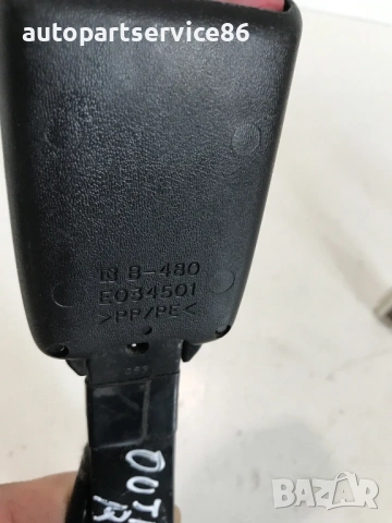Закопчалка за предпазен колан предна дясна седалка за Subaru Outback 2.0 дизел (2007) E034501, снимка 2 - Части - 54215795