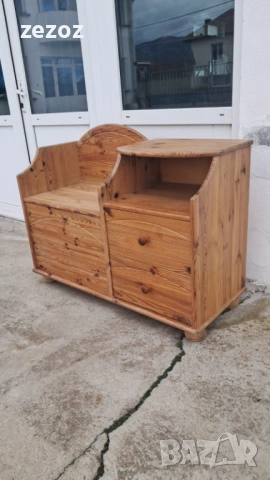 Шкаф с пейка и ракла масив