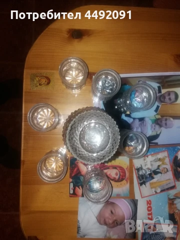 чаши с шише за спиртни напитки , снимка 2 - Сервизи - 50540606