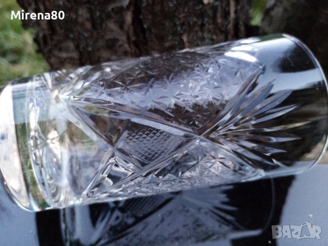 Кристален сервиз за вода - СССР - нов !, снимка 5 - Сервизи - 54084437