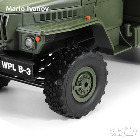 Детска количка тип руски военен камион модел NaughtyDragon с дистанционно TOYCAR8, снимка 4 - Други - 52834757