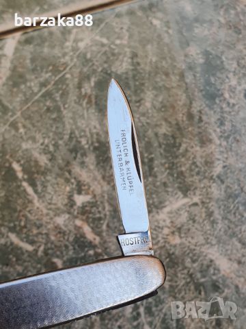 Старо джобно ножче Ножка с Маркировки, снимка 2 - Колекции - 46424117