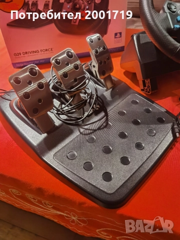 Волан и педали, кормило за плейстейшън logitech g23, снимка 3 - Игри за PlayStation - 51850443